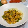Pork Chilli Curry com Lemon Rice