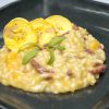 Risoto de Charque com Banana da Terra e Melado de Cana